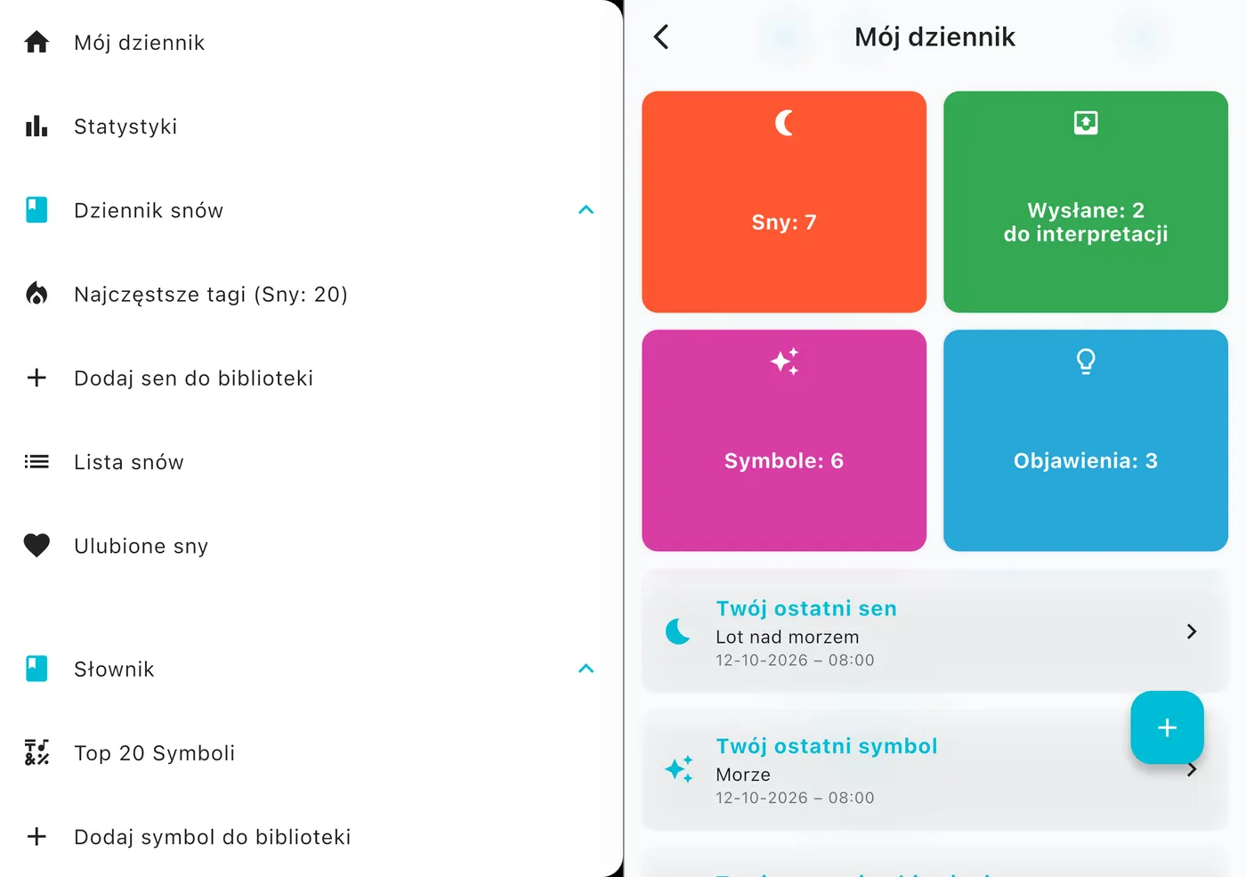 Ekran DreamAI na urządzeniu – iPhone Duo