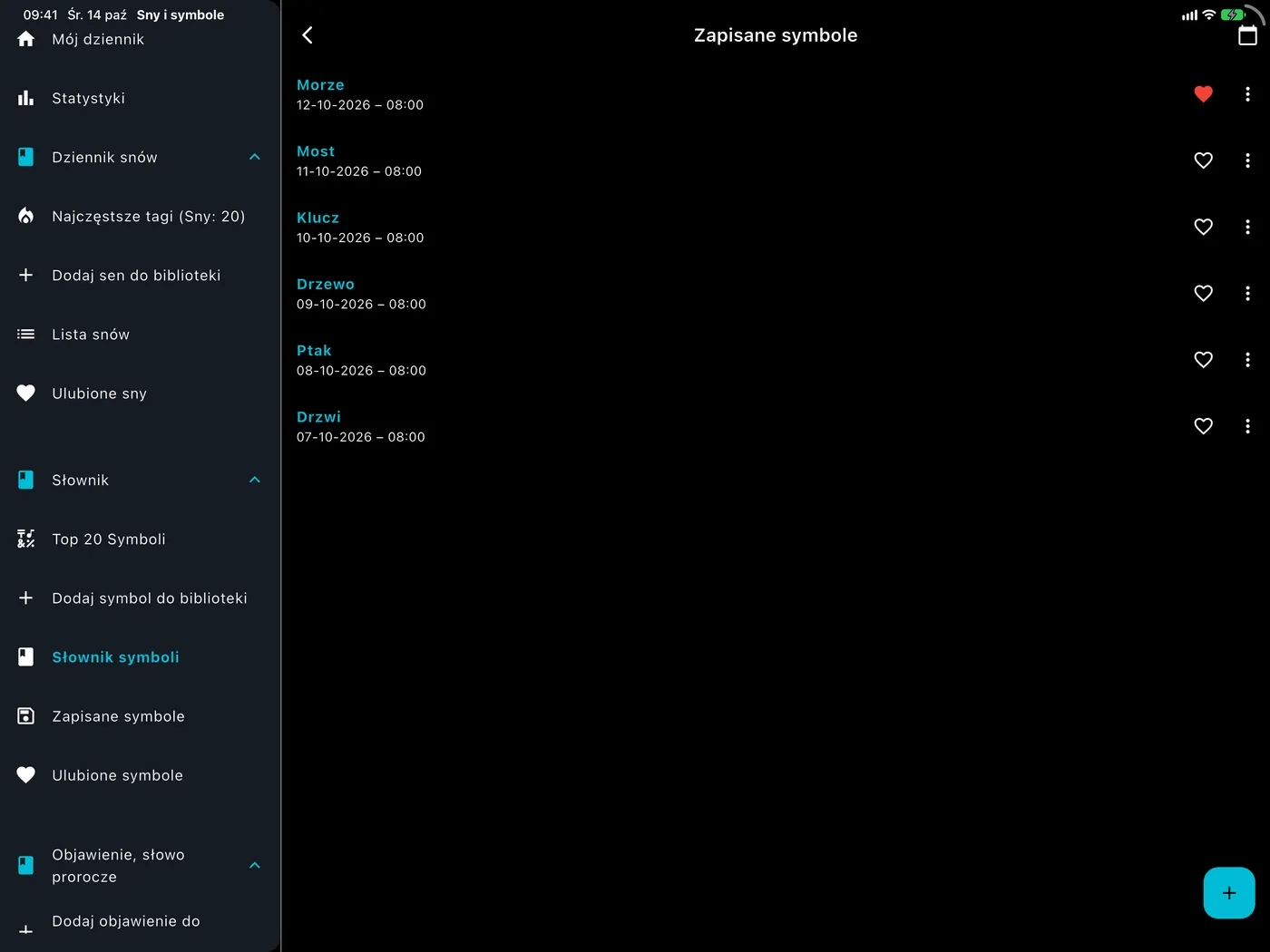 Ekran DreamAI na urządzeniu – iPad poziomo