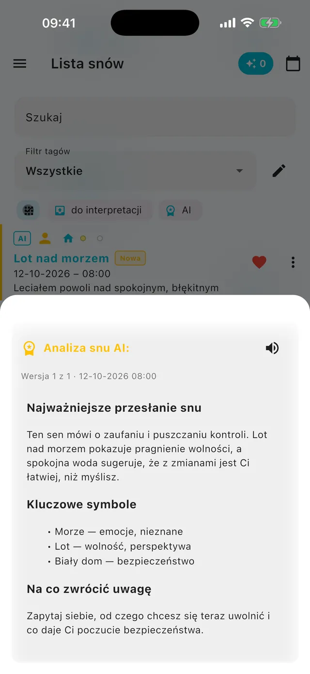 Analiza snu AI