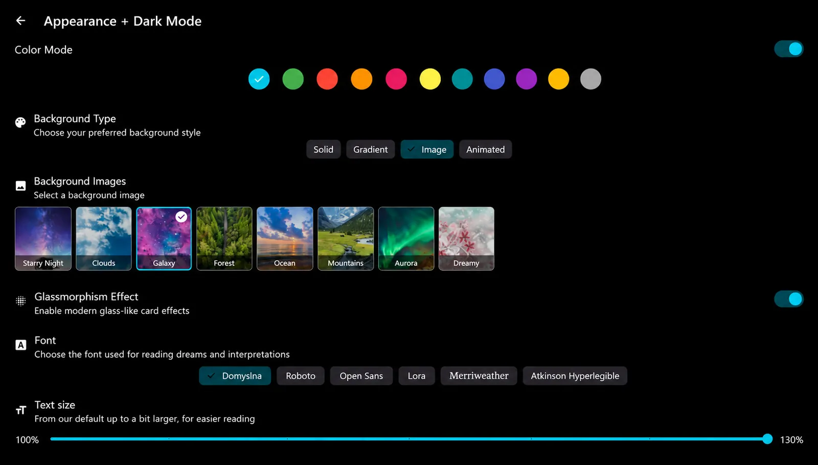 DreamAI na Windows: Wygląd i tryb ciemny